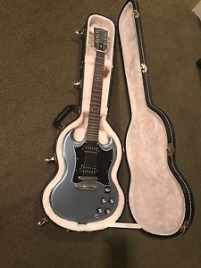 2008 Gibson SG Les Paul Blue Mist with Original Case