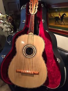 Mexican Mariachi Bass Guitarròn Guitarron Guitar New Hard Case Spare Strings