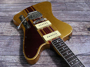 PROTOTYPE Shelton Electric Instruments FireArrow Orange Mastery Bridge & Vibrato