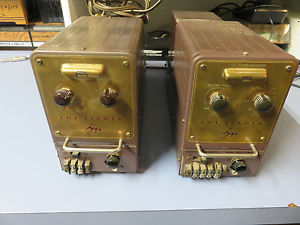 The Fisher Radio Corporation 30 Watt Audio Amplifier Model 80-AZ NICE PAIR !