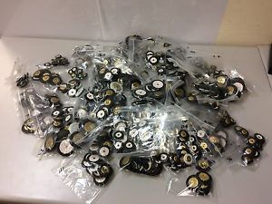 Large Lot of Saxophone Roo Pads with Maestro Star Solid Brass Resonators