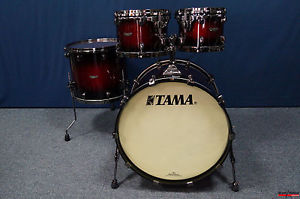 Tama Starclassic Bubinga Shellset in "Red Sparkle Burst" - 22,10,12,16"