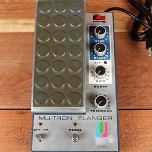 MU-TRON FLANGER RARE! VINTAGE 70s Guitar Bass Flange Pedal 1970s Mutron 1575
