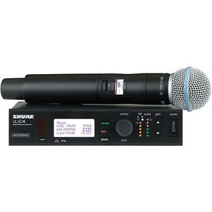 Shure ULXD24/B58A ULX-D Wireless Beta 58 Handheld Microphone System G50 Band