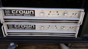 Used Crown Macrotech 3600 VZ Power Amp