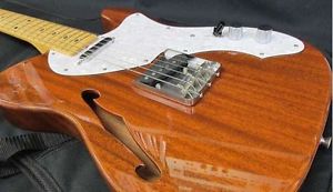 Excellent! Fender Japan Classic 69 Thinline Telecaster Maho Guitar 2012-16