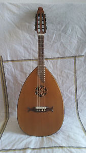 mandolino artigianale anonimo vintage mandolin, 曼多林 , แมนโดลิน napoli catania
