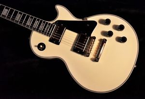 Gibson Custom Shop Les Paul Custom Alpine White Electric Guitar Free shipping