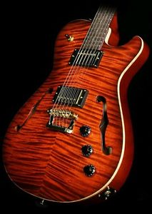 NEW KNAGGS TIER 2 CHENA SINGLECUT CUSTOM HOLLOWBODY ELECTRIC GUITAR Indian Red