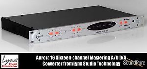 Lynx Aurora 16 + ThunderBolt Card I/O D/A & A/D Converter - Demo/Open Box