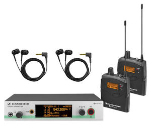 Sennheiser eW300 IEM G3 In-Ear Wireless Monitors, for 2 Users MAKE OFFER