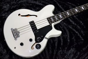Epiphone Jack Casady Signature Limited Edition  Electric Bass WHITE