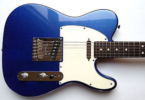 Fender American Standard Telecaster Electric Guitar 2013 USA Metallic Blue w/HSC