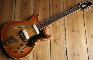 EXTREMELY RARE VINTAGE 60s FRANK PETER DIETRICH  FLORENTINE THINLINE JAZZ GUITAR