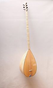 Professional High Quality Baglama - Long Neck Saz - Carved Mulberry