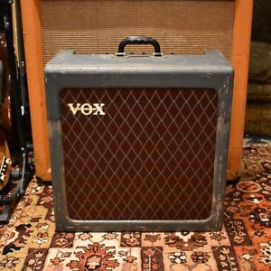 Vintage 1960 Vox AC15 TV Front 1x12 Two Tone JMI Jennings Amplifier Amp PLAYERS