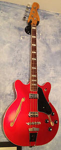 Fender Coronado II Bass Modern Player 2013 Candy Apple Red