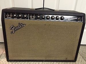 Vintage Blackface 1965 Fender Deluxe Reverb Guitar amplifier