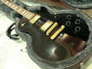 Gibson Les Paul Studio Ebony Black Made in USA with Original Hard Case E-Guitar