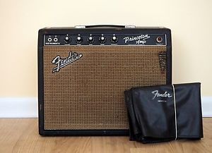 1965 Fender Princeton Blackface Non-Reverb Vintage Tube Amp Pre-CBS w/ Cover