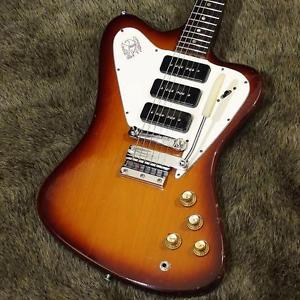 (end)  Gibson Firebird Ⅲ Non-Reverse Sunburst 1965 Electric guitar, f0326
