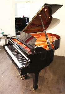New, Wendl and Lung Model 178 piano with a black case and a 4th harmonique pedal