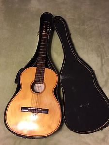 Vintage Brazil Made Flamenco Guitar Model AWN 20 W/ Hard Case Rosewood Savona