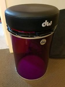 DW DRUM WORKSHOP/RCI CUSTOM PURPLE ACRYLIC CANISTER THRONE