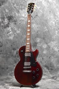 Gibson Les Paul Studio Dish Inlay Wine Red Electric Guitar Free shipping