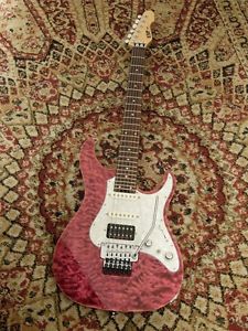 ESP SNAPPER CTM24-FR SSH Pickup Red Good Condition E-Guitar Free Shipping