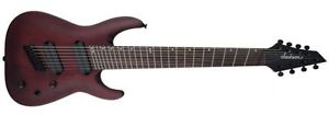 Jackson X Series Dinky Fanned Fret Arch Top DKAF8 MS Stained Mahogany PREORDER