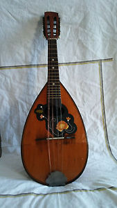 mandolino molto antico vintage mandolin, 曼多林 , แมนโดลิน, napoli catania