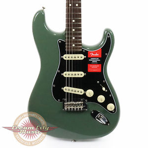 Brand New Fender American Professional Stratocaster Rosewood Antique Olive Demo