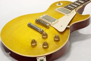 Gibson Historic 1958 Les Paul Standard Lemon Burst Electric Guitar Free shipping