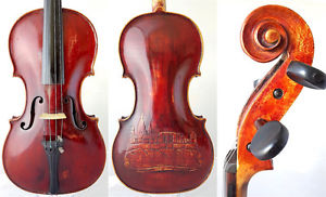 FINE 4/4 ANTIQUE GERMAN Violin JACOBUS STEINER 1821 OLD WOOD 小提琴 СКРИПКА GEIGE
