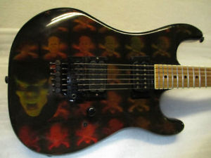 80's KRAMER / ESP - 3 D GLOWING SKULLS SPECIAL