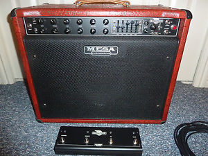 Mesa Boogie Express 5:50 Plus 50 watt Guitar Combo Amp in Red King Crocodile