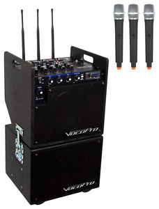 Vocopro MOBILEMAN2 Battery Powered Pa Sys W/ Subwoo