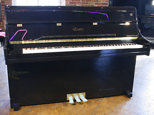Ex-display, Essex model EUP108 upright piano. Designed by Steinway & Sons
