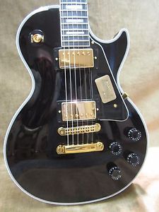 2017 GIBSON LES PAUL CUSTOM BLACK BEAUTY MINT W/CASE & PAPERS FREE US SHIPPING!!
