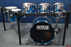 Ayotte Custom Steelhoop Shellset  VINTAGE -  20,8,10,12,14,15 + 14x5"