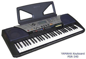 Yamaha PSR-340 Keyboard Workstation/Music Stand/Manual/Floppy Disc/Power Supply