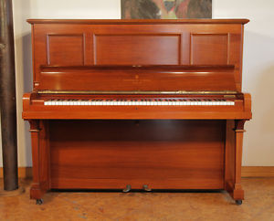 Reconditioned, 1913, Steinway Vertegrand upright piano with a rosewood case