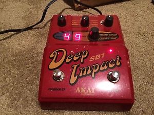 Vintage Akai SB-1 Deep Impact Synth Bass Effect Pedal  Well Loved