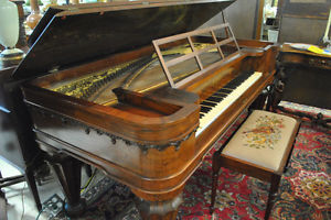 Absolutely Gorgeous Antique Chickering Rosewood Square Grand Piano, Circa 1863