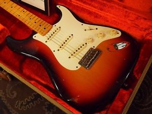 Fender "Master Built"1958 Storatocaster Relic Electric Guitar Free shipping