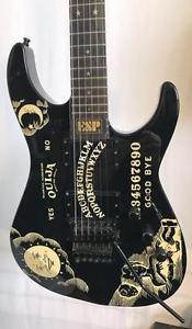 2009 ESP Prototype KH-2 Kirk Hammett Ouija Signature black electric guitar