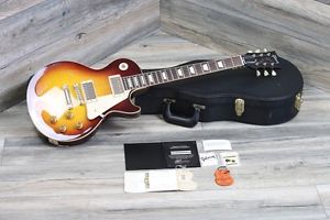 WOW! MINTY! Gibson Les Paul 1959 Reissue Faded Tobacco Sunburst + COA & OHSC
