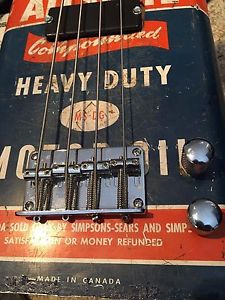 Vintage Oil Can Bass Guitar- Hayburner