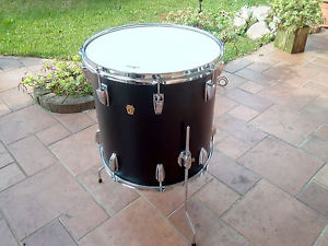 LUDWIG FLOOR TOM/TIMPANO  16"x16"  BLACK PANTHER 1968  VINTAGE drum set batteria